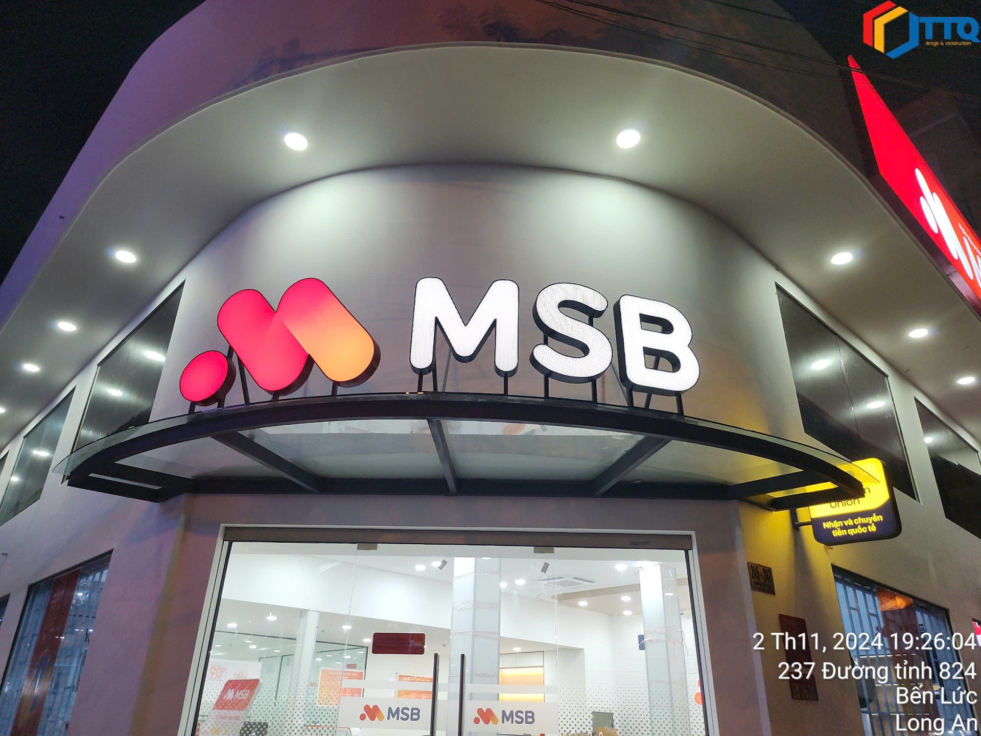 Dự Án Ngân Hàng MSB - Bến Lức