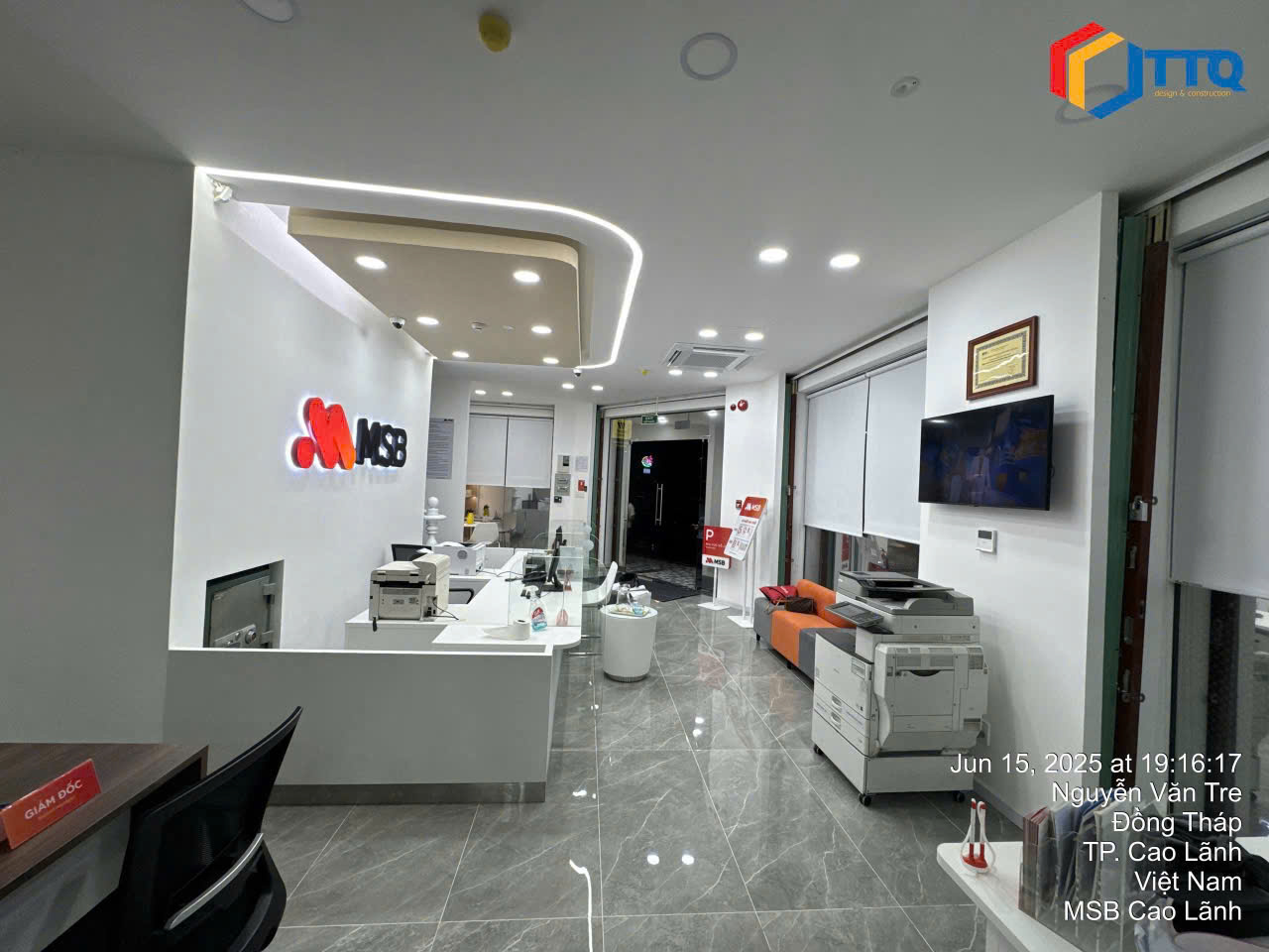 Dự Án Ngân Hàng MSB - Cao Lãnh